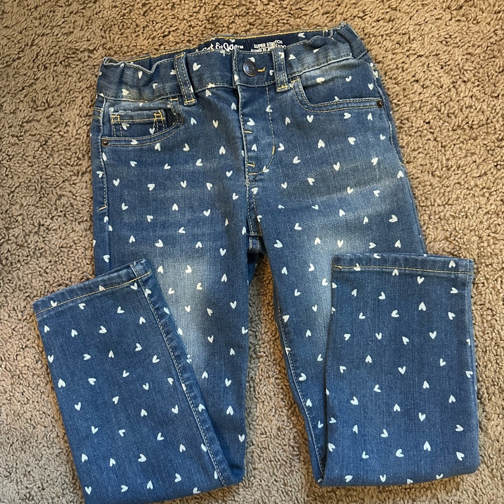 Girls heart jeans